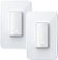 Front Zoom. WeMo - 3-Way Light Switch (2-Pack) - White.