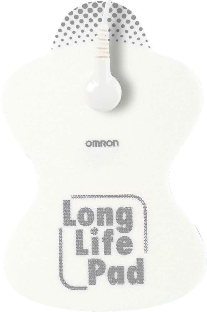 Front. Omron - Standard Long Life Pads - White.