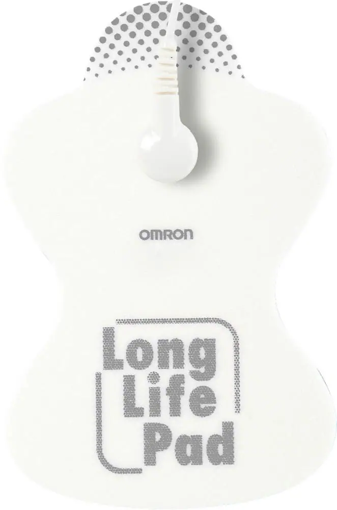 Front. Omron - Standard Long Life Pads - White.