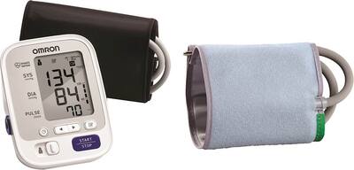 Omron - 3 Series Automatic Blood Pressure Monitor - White