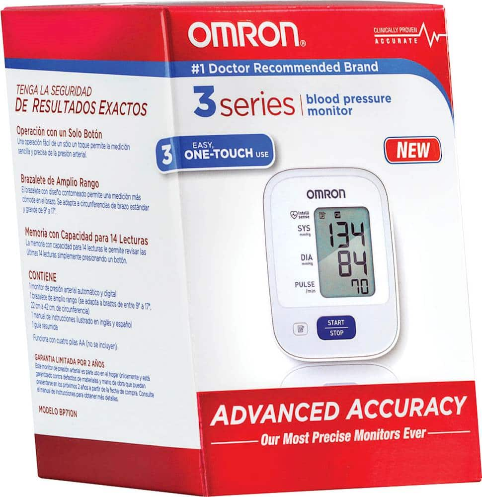 Best Buy: Omron 3 Series Automatic Blood Pressure Monitor White ...