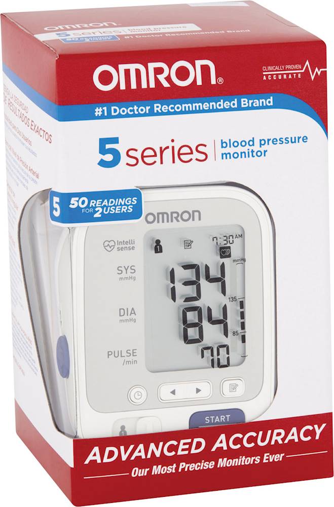 Best Buy: Omron 5 Series Automatic Blood Pressure Monitor Gray