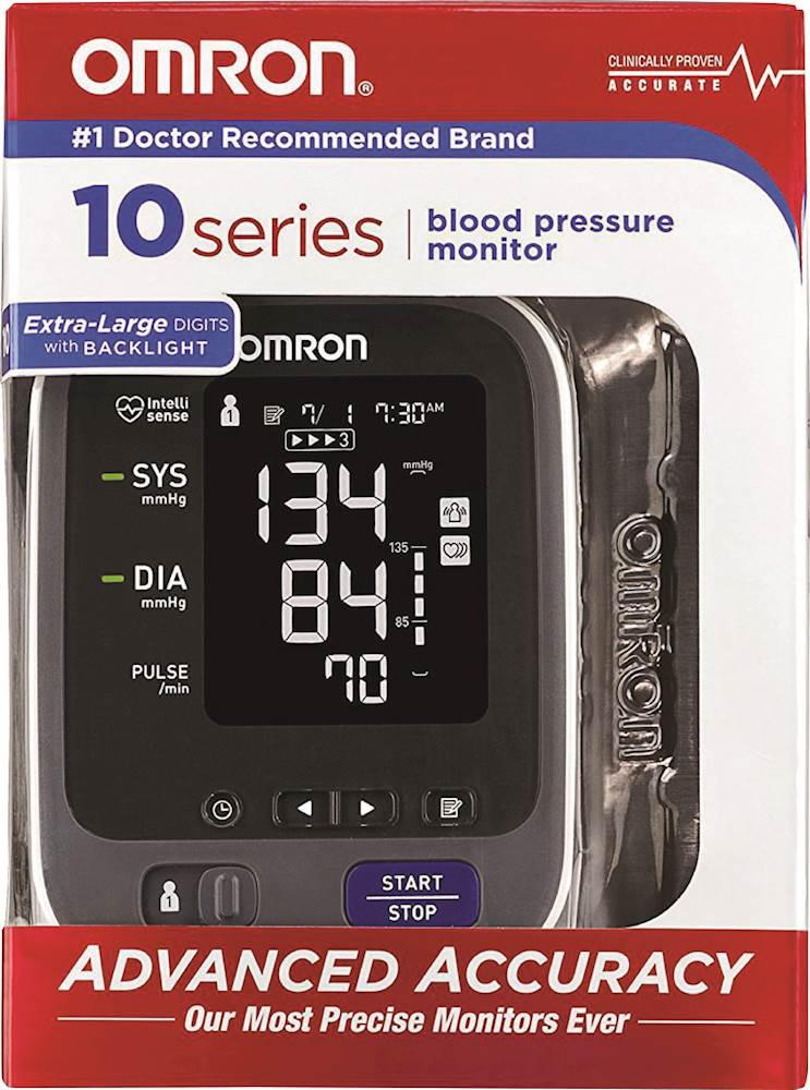 Best Buy: Omron 10 Series Upper Arm Blood Pressure Monitor Black