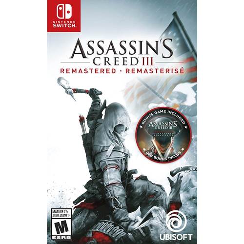 Assassin's Creed III Remastered Edition - Nintendo Switch was $39.99 now $19.99 (50.0% off)