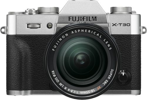 Fujifilm - X Series X-T30 Mirrorless Camera with 18-55mm Lens - Silver