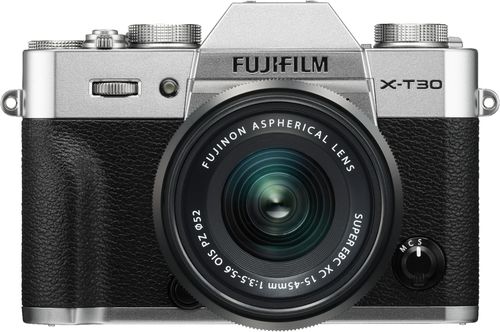 Fujifilm - X Series X-T30 Mirrorless Camera with 15-45mm Lens - Silver