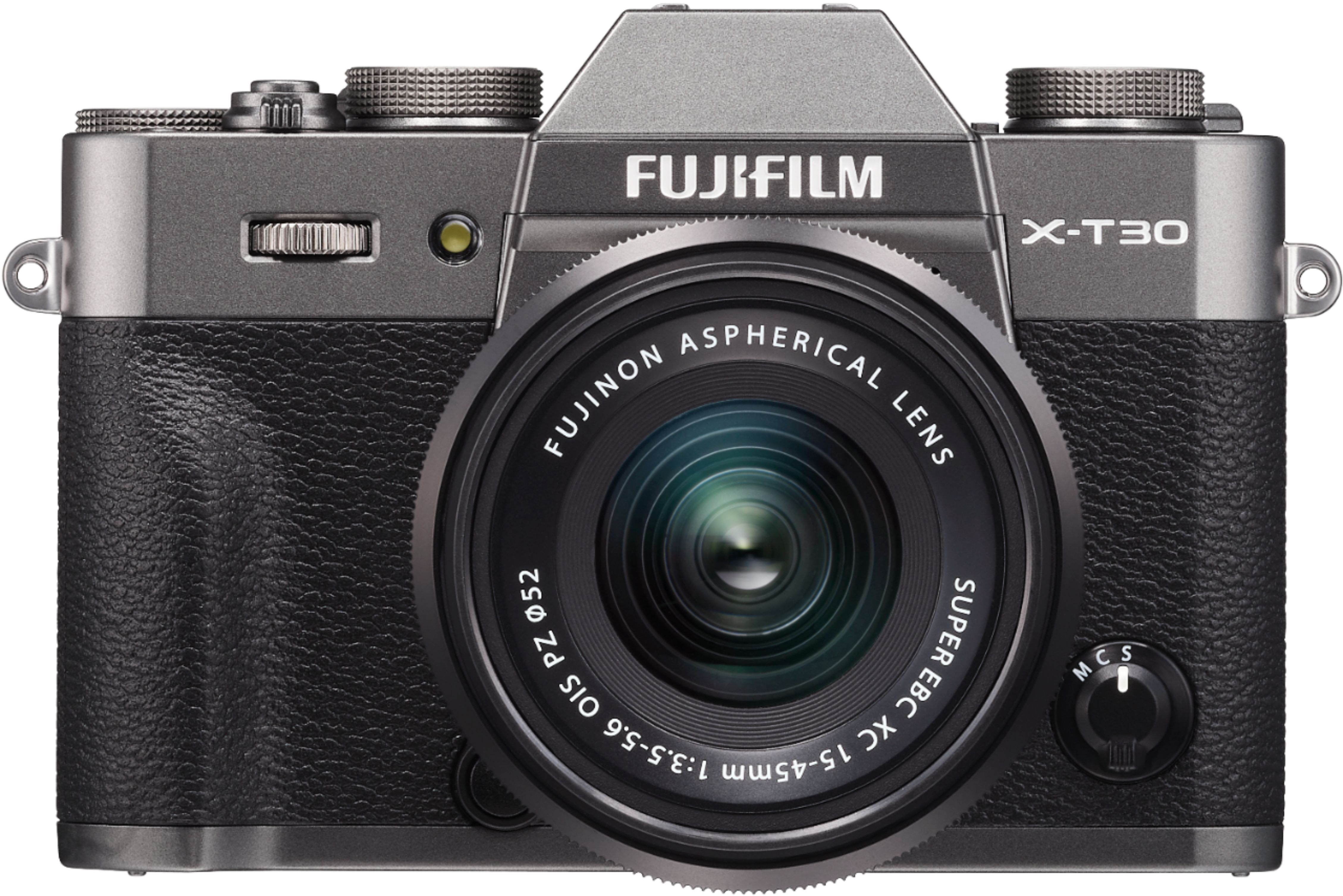 geluk Betasten Kameraad Best Buy: Fujifilm X Series X-T30 Mirrorless Camera with 15-45mm Lens  Charcoal Silver 16619346
