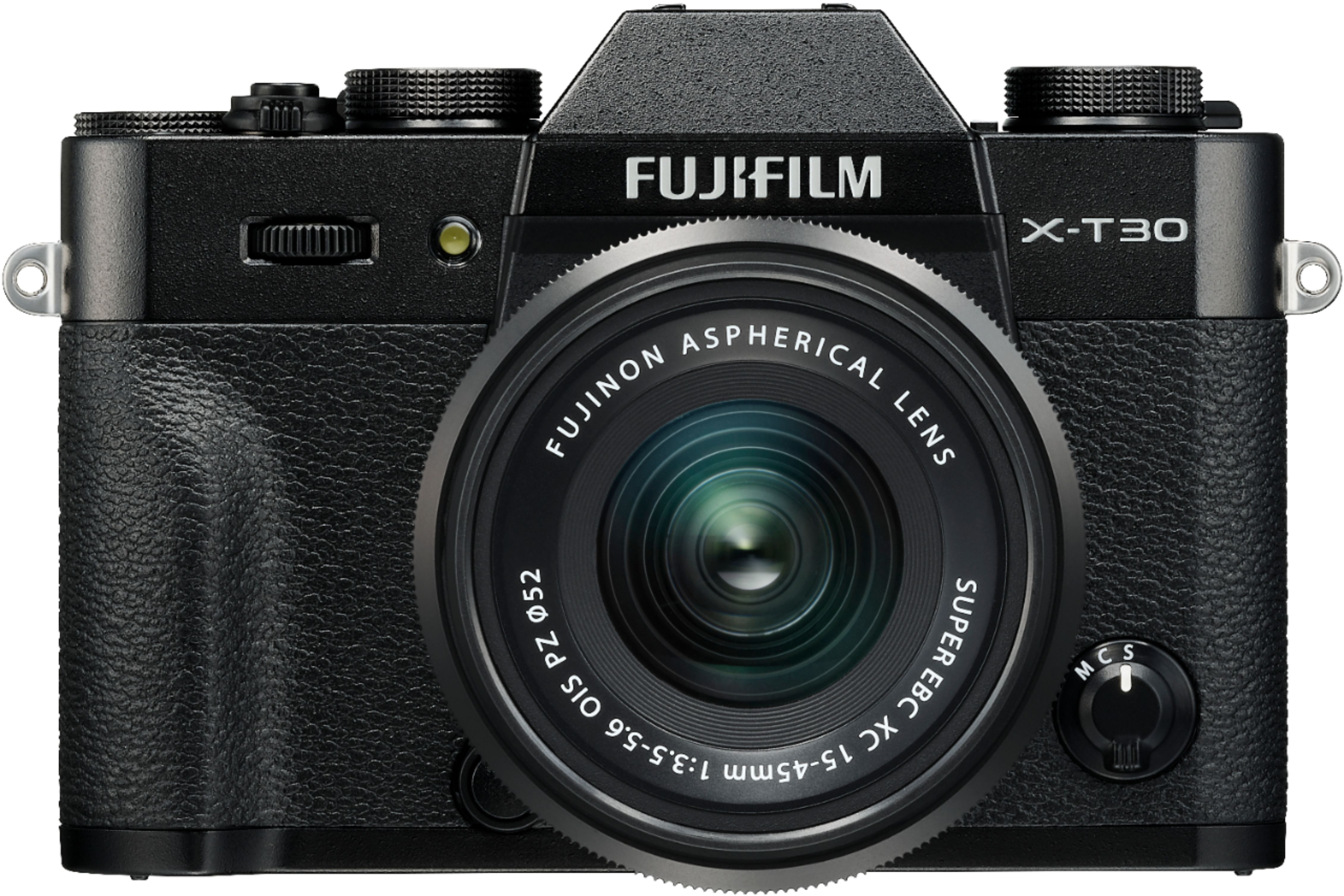 Best Buy: Fujifilm X Series X-T30 Mirrorless Camera with 15-45mm Lens Black  16619205