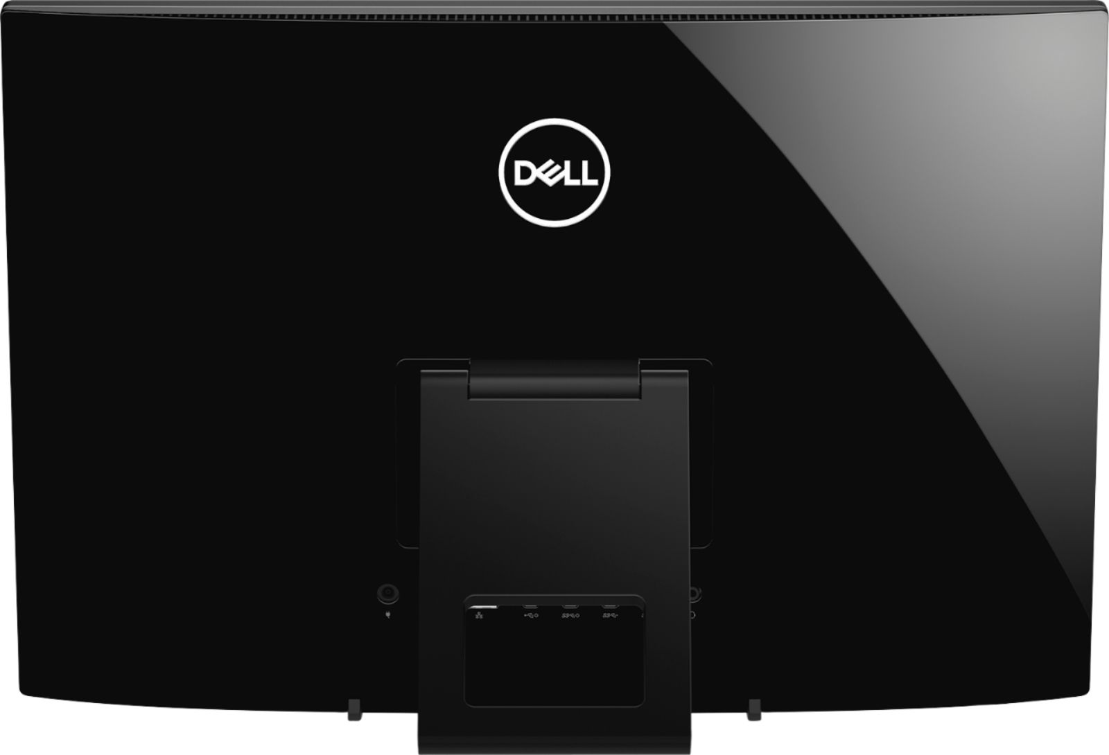 Back View: Dell - Inspiron 23.8" Touch-Screen All-In-One - Intel Core i7 - 12GB Memory - 256GB Solid State Drive - Silver