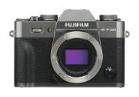 Front Zoom. Fujifilm - X Series X-T30 Mirrorless Camera (Body Only) - Charcoal Silver.