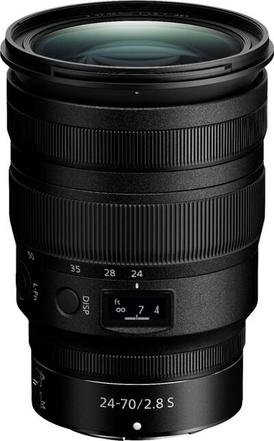 Nikkor Z 24 70mm f/2.8 S Optical Zoom Lens for Nikon Z Black 20089 Nikkor Z 24 70mm f/2.8 S Optical Zoom Lens for Nikon Z Black 20089