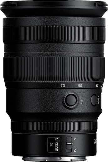Nikkor Z 24 70mm f/2.8 S Optical Zoom Lens for Nikon Z Black Nikkor Z 24 70mm f/2.8 S Optical Zoom Lens for Nikon Z Black