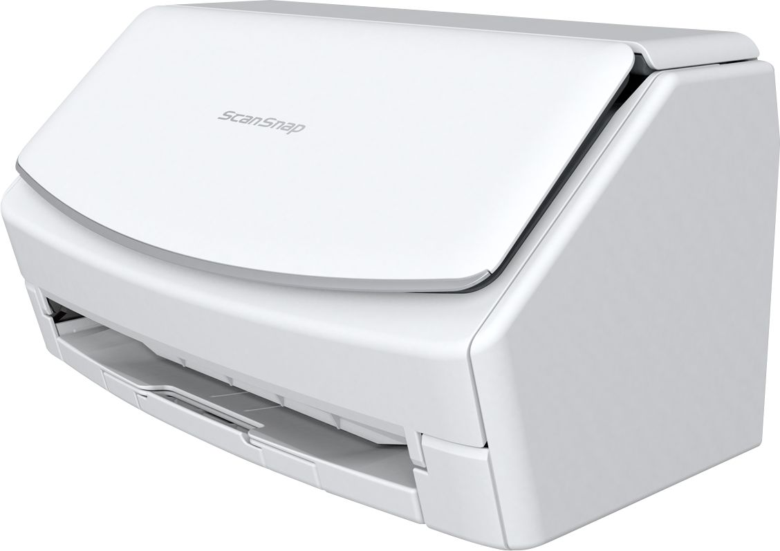 Left View: Fujitsu - ScanSnap iX1500 Desktop Scanner - White/Gray