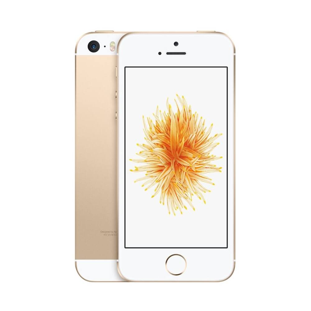  Apple - Pre-Owned iPhone SE with 64GB Memory Cell Phone (Unlocked) - Gold