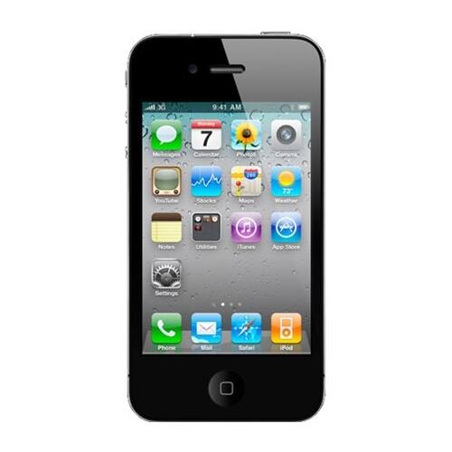 Apple - Pre-Owned iPhone 4 with 8GB Memory Cell Phone (Unlocked) - Black-Angle_Standard 