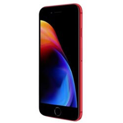 Apple - Pre-Owned iPhone 8 64GB (Unlocked) - Matte Red - Angle_Zoom