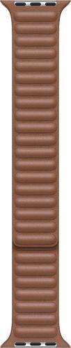 Leather Link for Apple Watch™ 40mm - S/M - Saddle Brown-Angle_Standard 