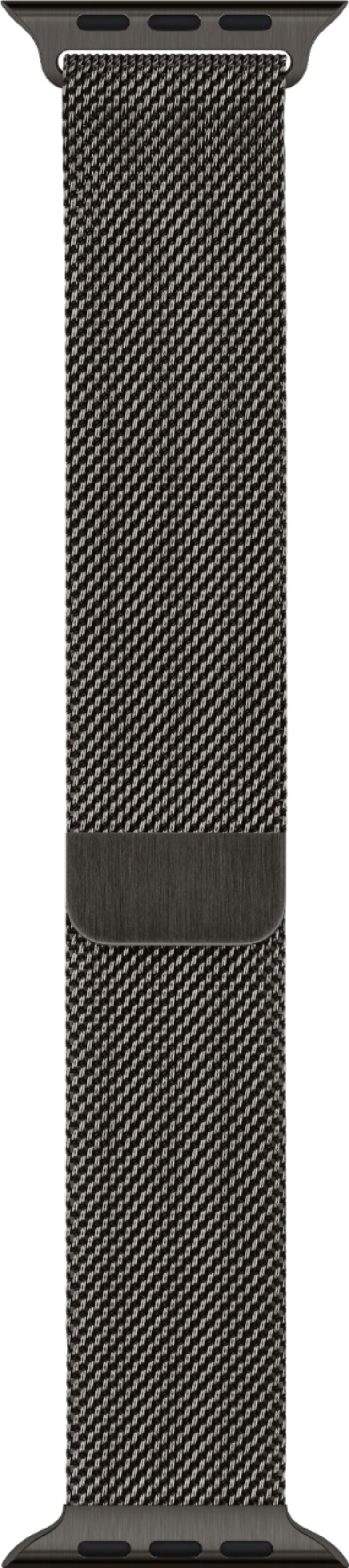 Angle View: Milanese Loop for Apple Watch™ 40mm - Graphite