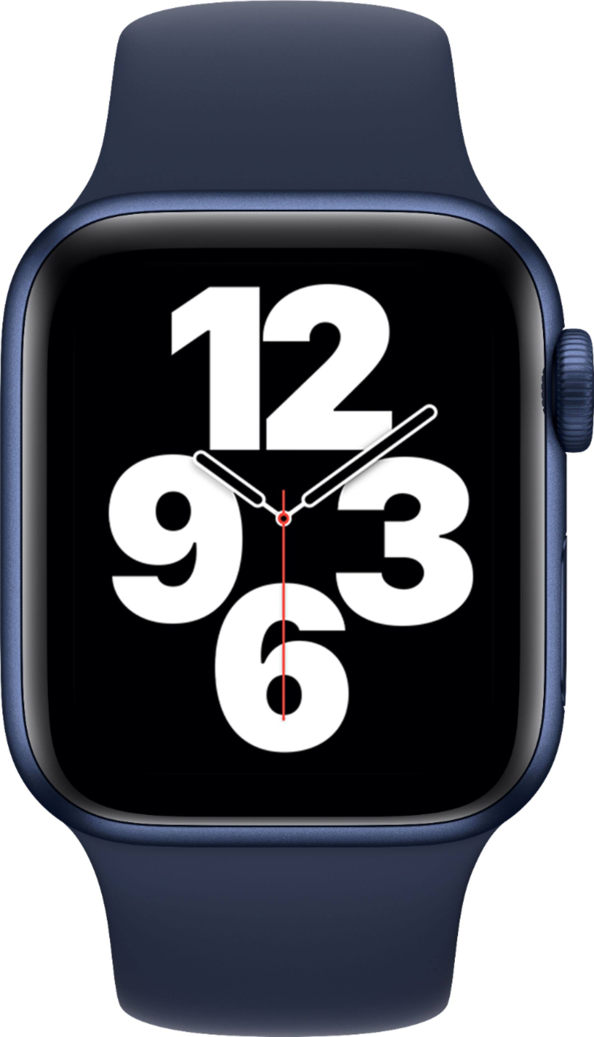 Alt View 12. Apple - Sport Band for Apple Watch™ 44mm - Deep Navy.