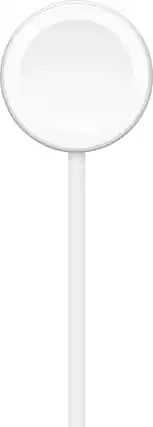 Front. Apple - Apple Watch Magnetic Fast Charger to USB Type-C Cable (1m) - White.