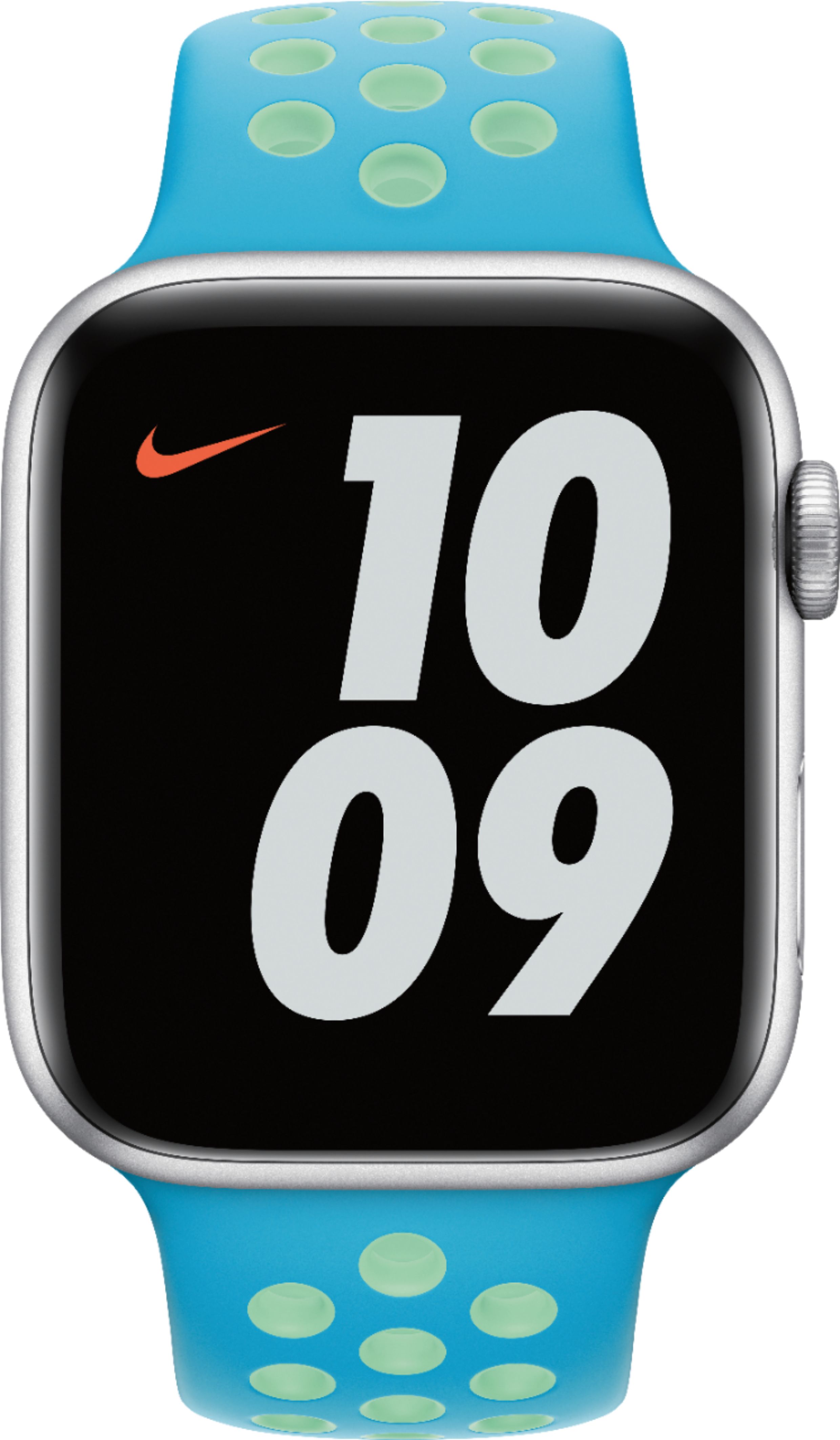 Customer Reviews: Nike Sport Band for Apple Watch™ 44mm Chlorine Blue ...