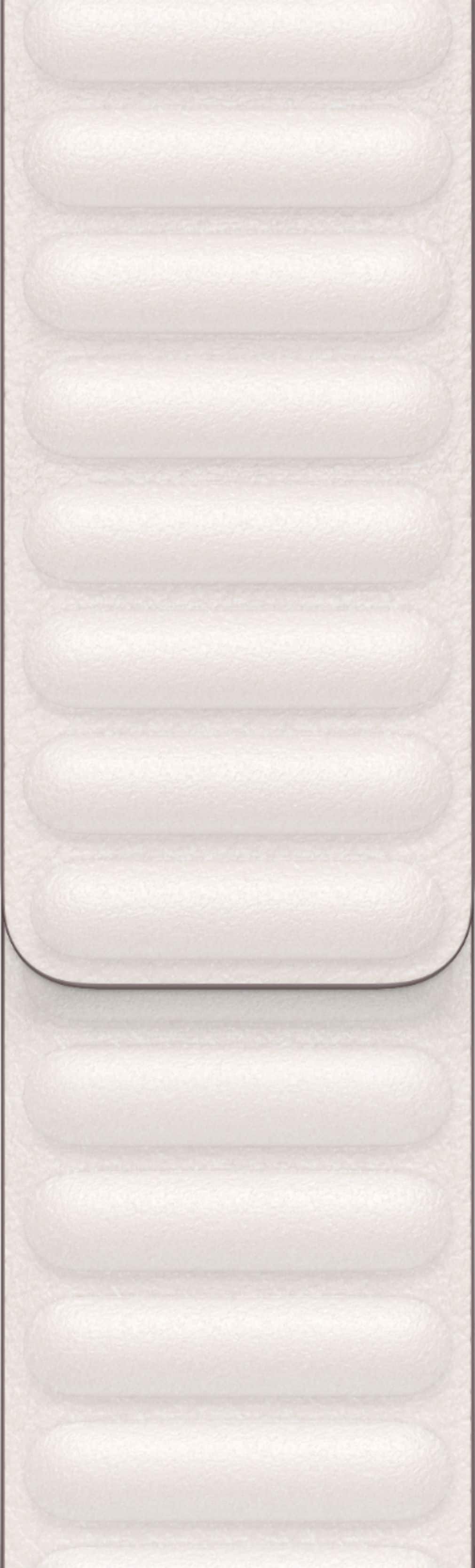 Alt View 11. Apple - Leather Link for Apple Watch™ 42mm and 44mm - S/M - Chalk.