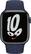 Alt View 12. Apple - Nike Sport Band for Apple Watch™ 45mm - Midnight Navy/Mystic Navy.