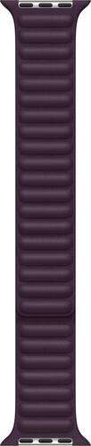 Leather Link for Apple Watch™ 45mm - Dark Cherry-Angle_Standard