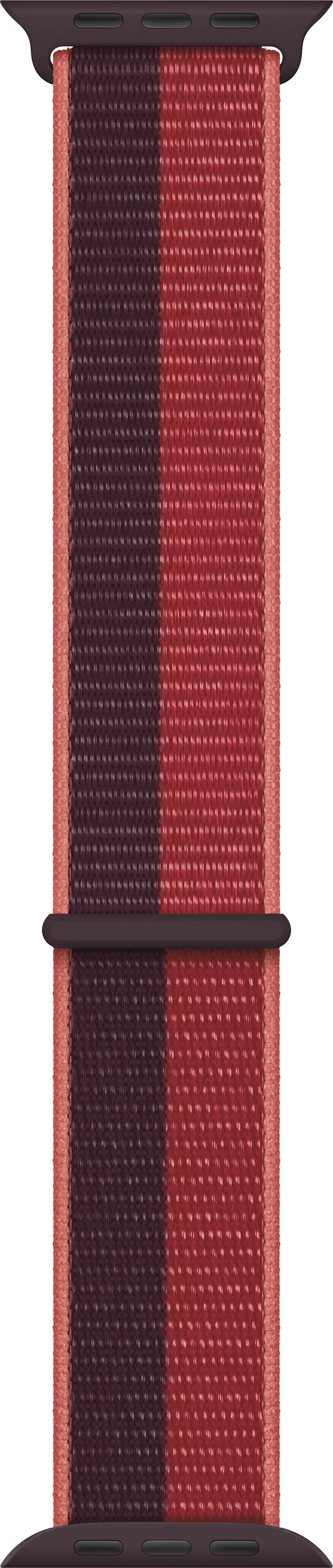 Angle View: Apple Watch™ 45mm (PRODUCT)RED Sport Loop - Regular - (PRODUCT)RED