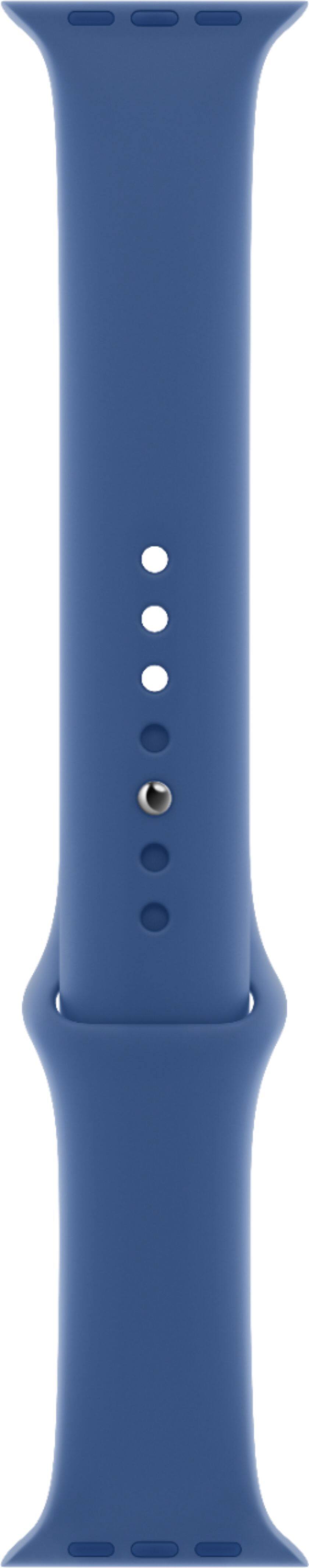 Angle. Apple - Sport Band for Apple Watch 44mm - Blue - Delft Blue.