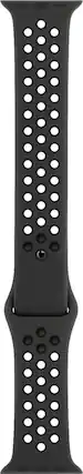 Angle. Apple - Nike Sport Band for Apple Watch™ 44mm - Anthracite/Black.