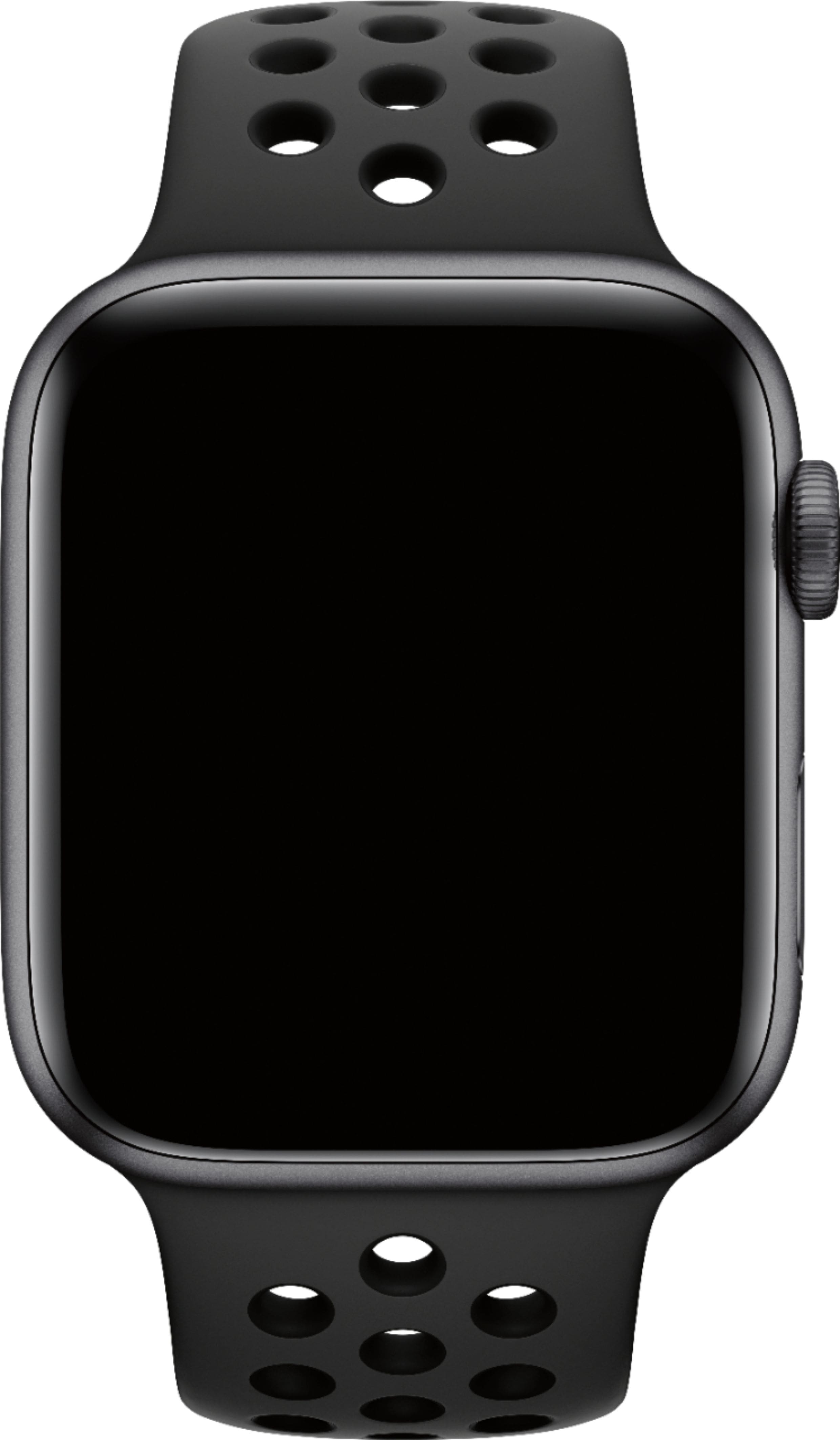 Alt View 11. Apple - Nike Sport Band for Apple Watch™ 44mm - Anthracite/Black.