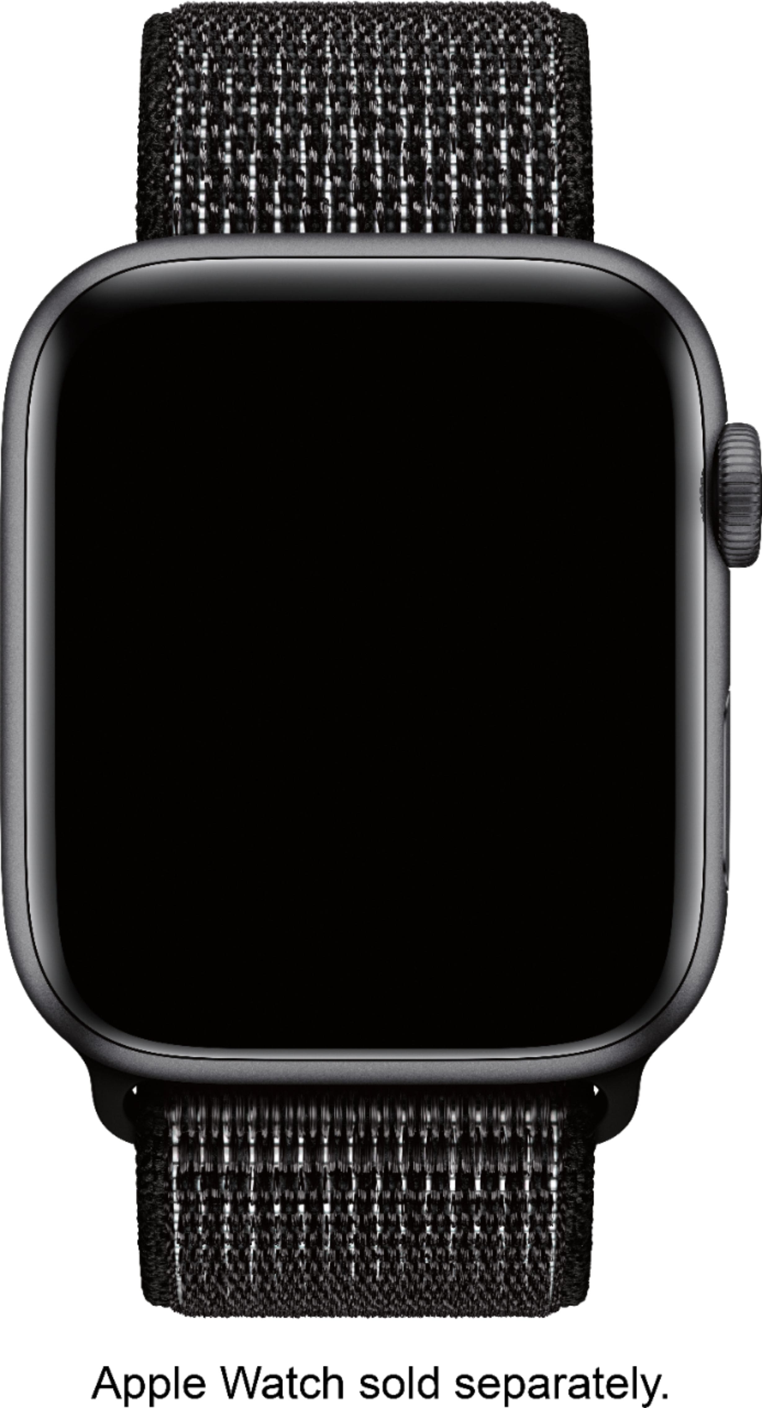 Alt View 12. Apple - Nike Sport Loop for Apple Watch™ 44mm - Black.