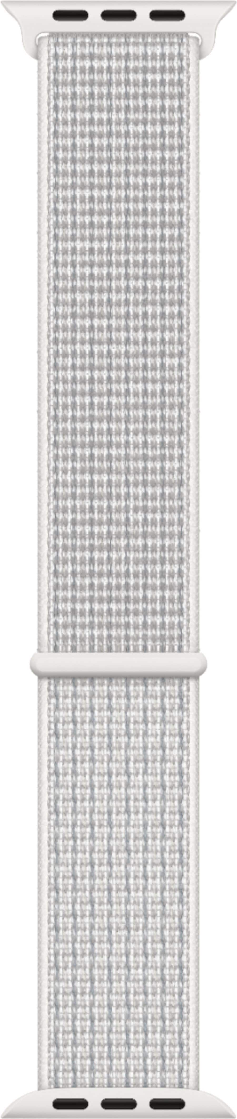 Angle. Apple - Nike Sport Loop for Apple Watch™ 44mm - Summit White.