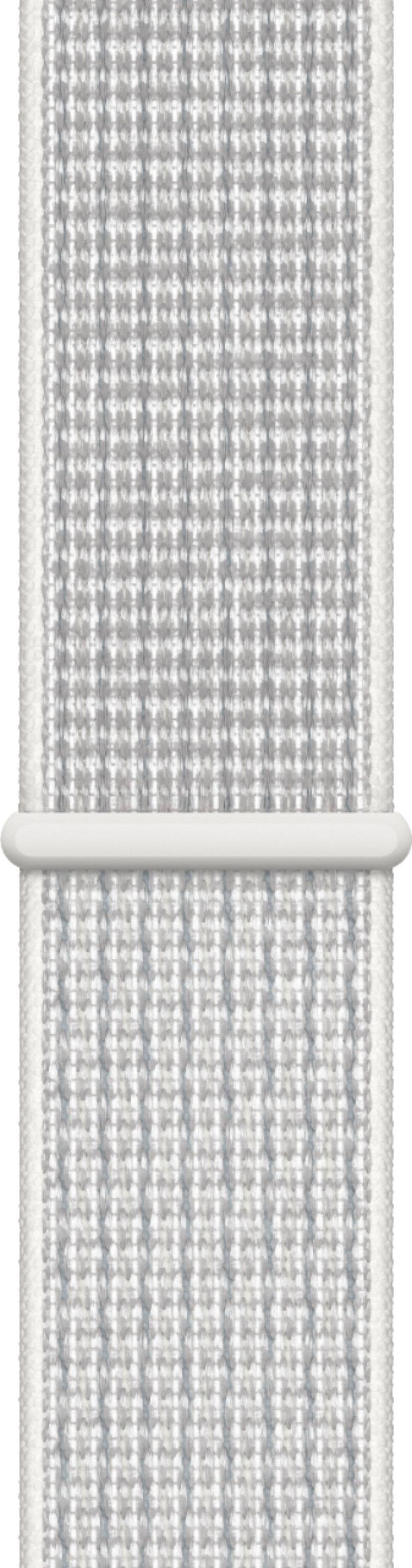 Alt View 11. Apple - Nike Sport Loop for Apple Watch™ 44mm - Summit White.