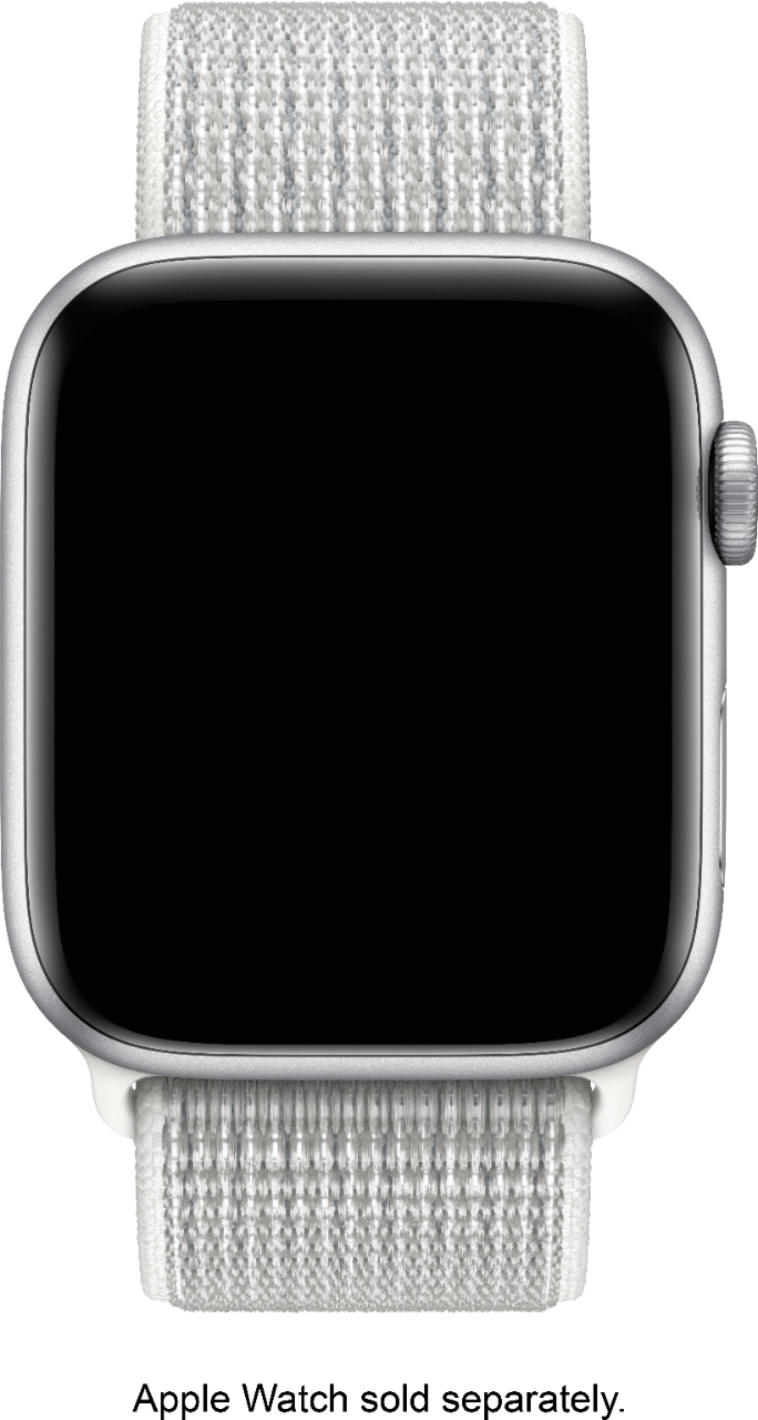 Alt View 12. Apple - Nike Sport Loop for Apple Watch™ 44mm - Summit White.
