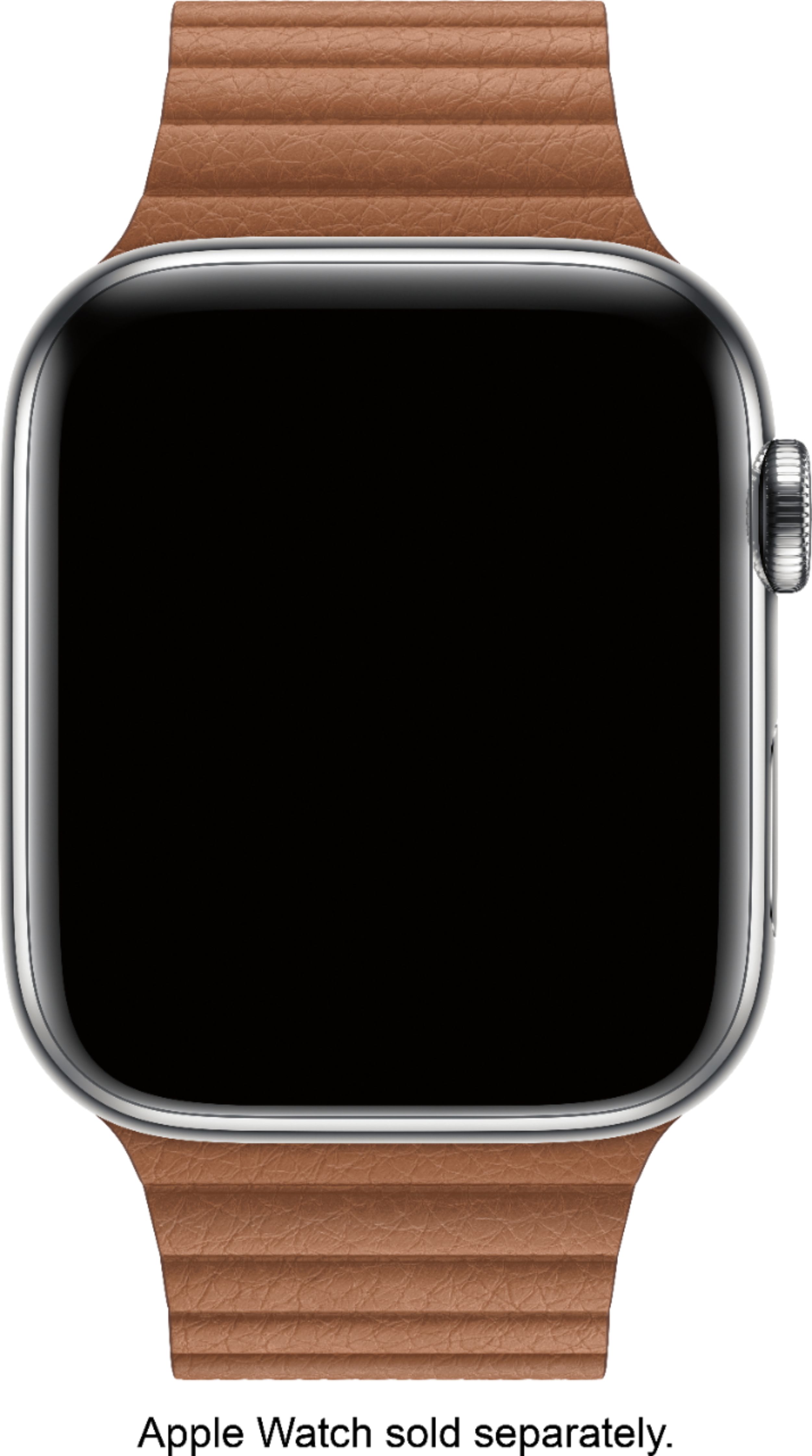 Best Buy: Leather Loop for Apple Watch™ 44mm Medium Saddle Brown