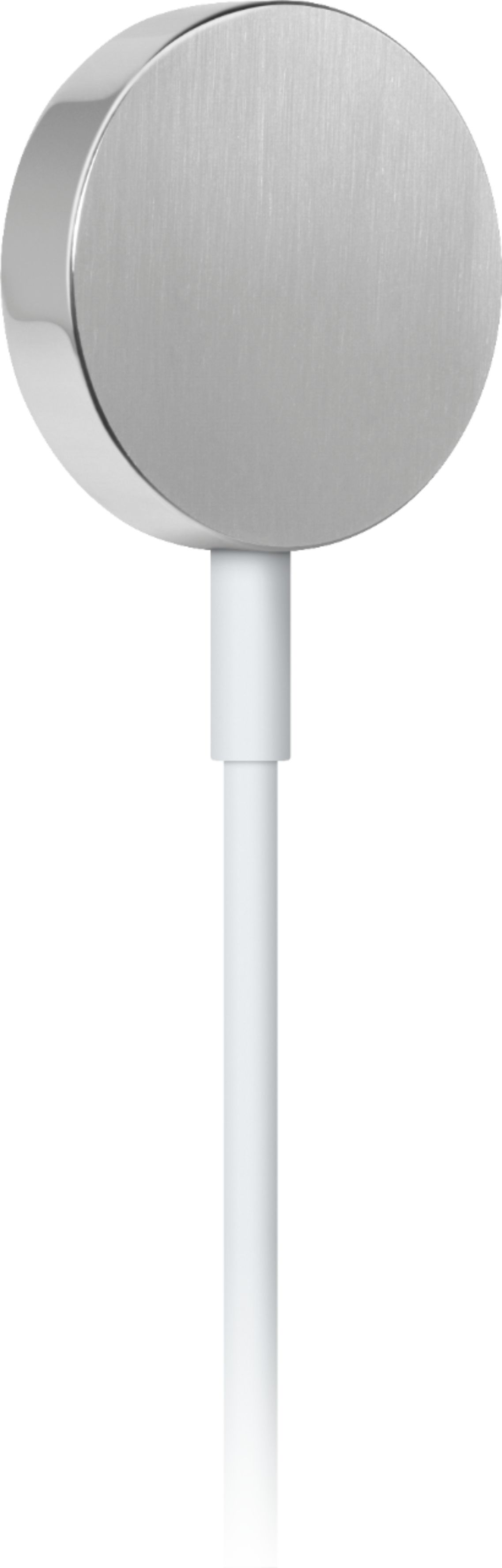 Angle View: Insignia™ - Apple Watch Magnetic Charging Cable and Silicone Cable Wrap (4') - White