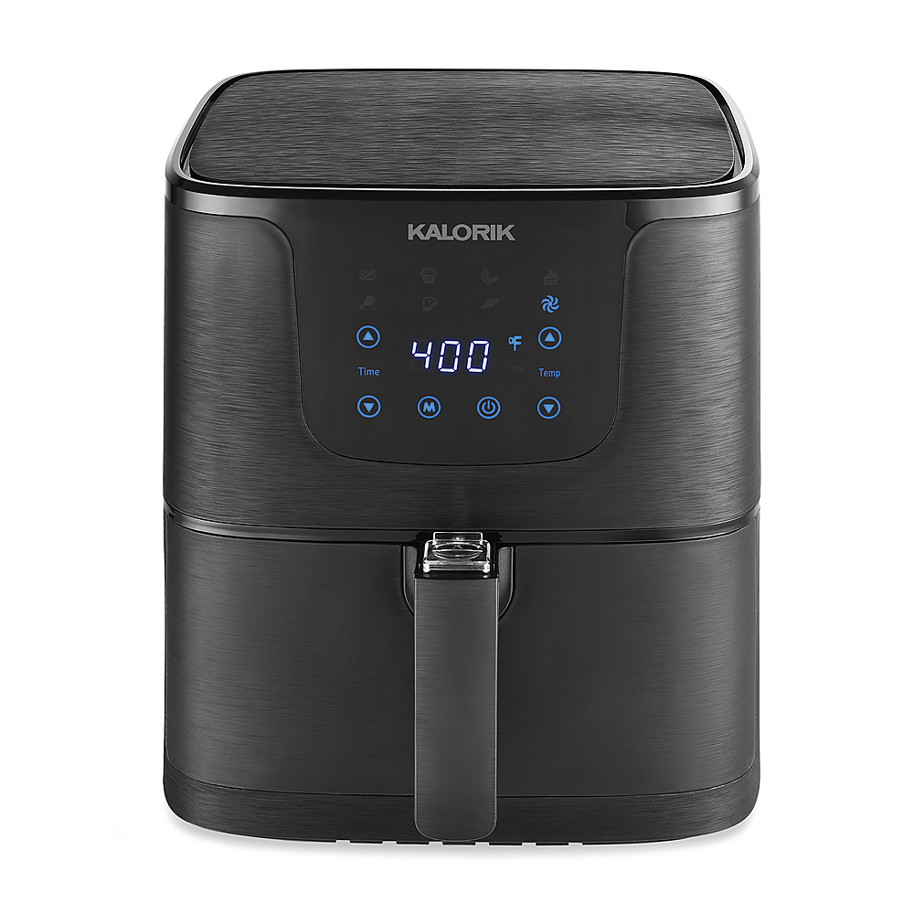 KALORIK 3.5 Qt. Black 2-in-1 Digital Deep and Air Fryer FT 45418 BK - The  Home Depot