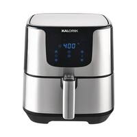 Kalorik - 3.5qt Digital Air Fryer - Stainless Steel - Front_Zoom
