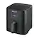 Front. Kalorik - 3.5qt Digital Air Fryer - Brushed Black.