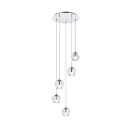 Elegant Lighting - Eren 5 lights pendant - Chrome