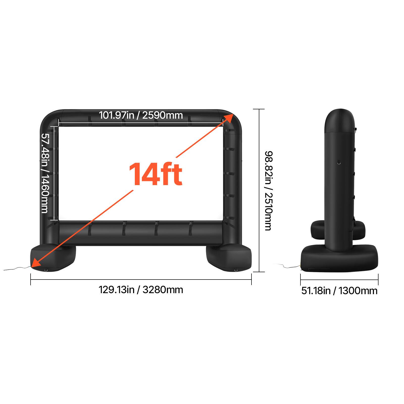 57.48in / 1460mm, 101.97in / 2590mm, 98.82in / 2510mm, 129.13in / 3280mm, 51.18in / 1300mm