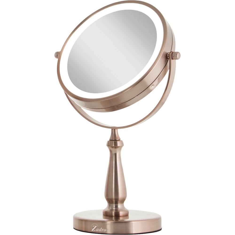 Left. Zadro - LED Lighted Vanity Mirror - Rose Gold.