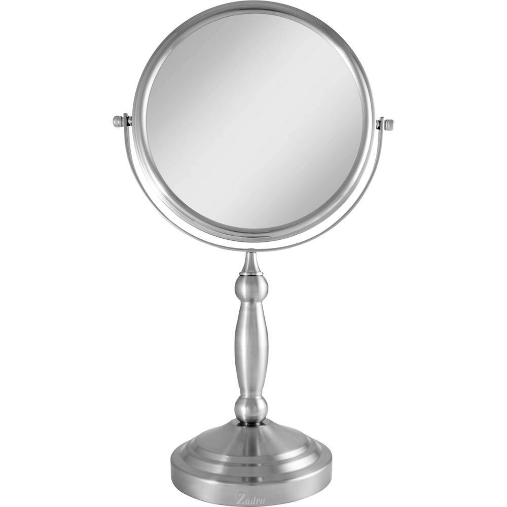 Alt View 11. Zadro - Double-Sided Swivel Vanity Mirror - Satin Nickel.
