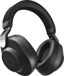 Jabra - Elite 85h Wireless Noise Cancelling Over-the-Ear Headphones - Titanium Black - Angle_Zoom