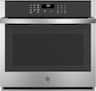 GE - 30" Smart Built-In Single Electric Wall Oven with Self-Clean, Steam Clean, and Heavy-Duty Racks - Stainless Steel