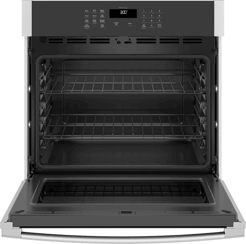 Alt View 11. GE - 30" Built-In Single Electric Wall Oven - Stainless Steel.