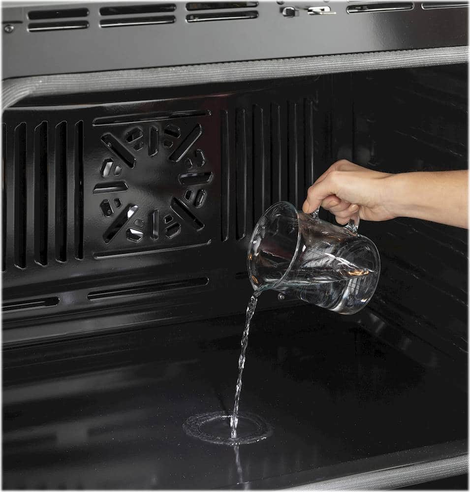 Alt View 15. GE - 30" Built-In Single Electric Wall Oven - Stainless steel.