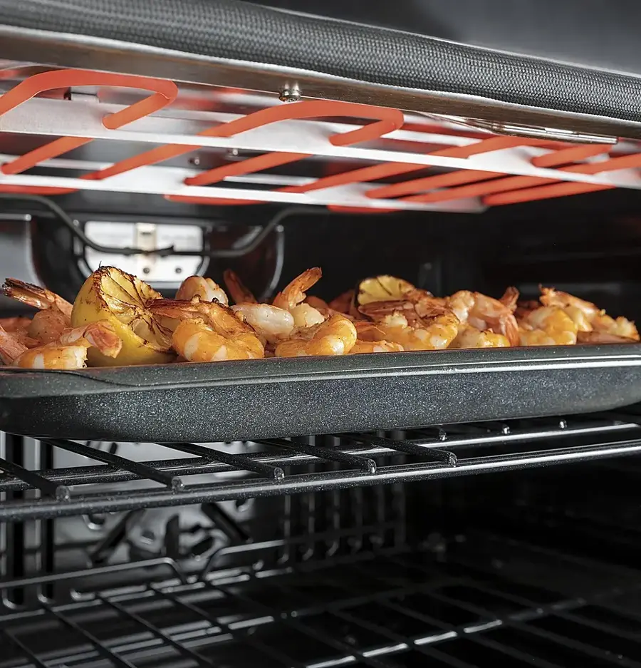 Alt View 21. GE - 30" Built-In Single Electric Wall Oven - Stainless Steel.